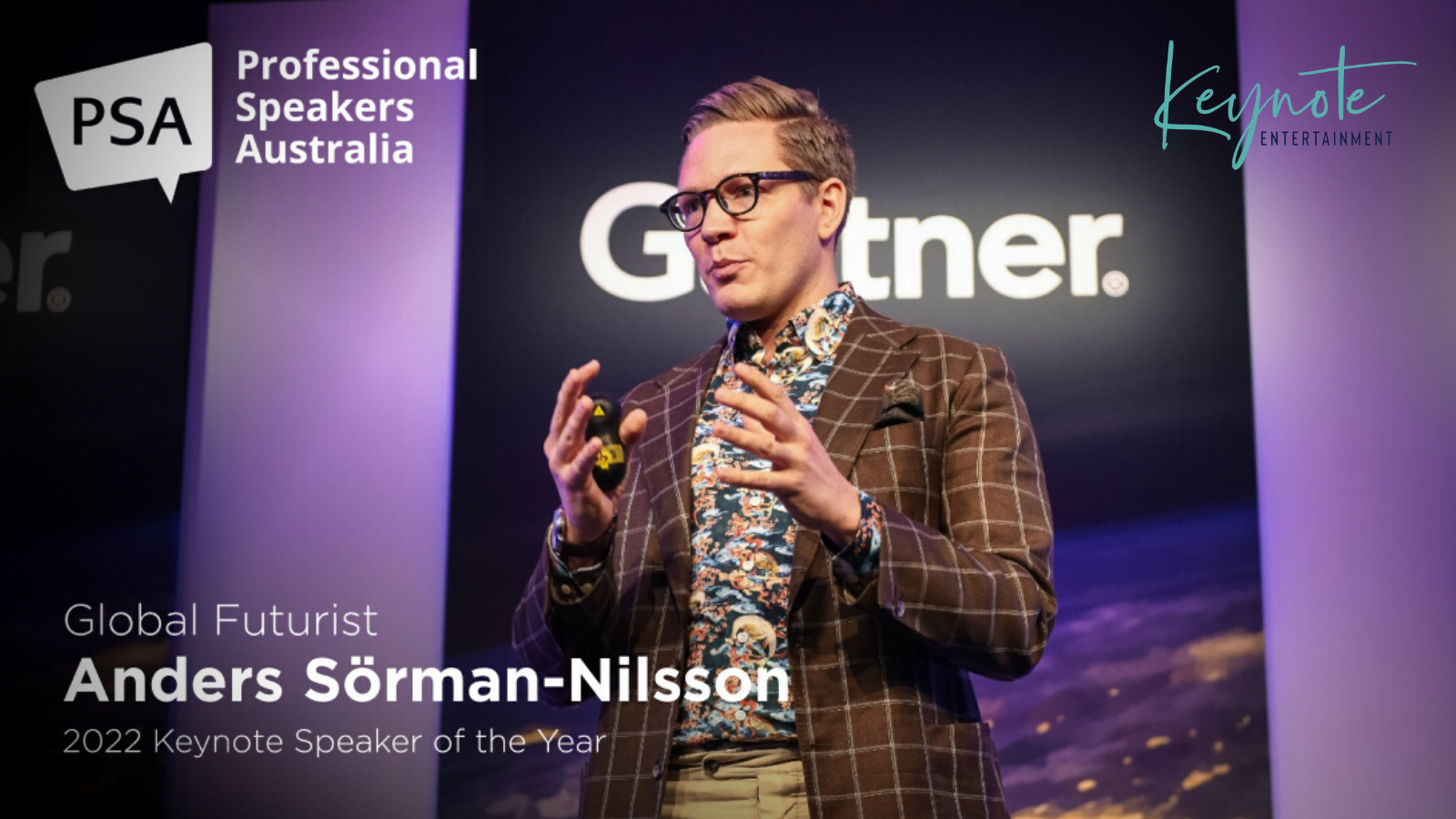 Global Futurist Anders Sörman-Nilsson Wins Keynote Speaker of the Year Award