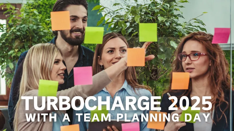 Work Team Planning Day With Post-its