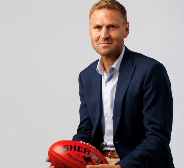 Kane Cornes - Sports Heroes - The successful AFL player boasting a prolific medi ...